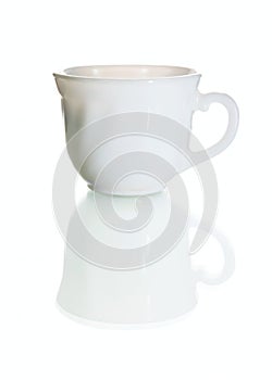 White cup
