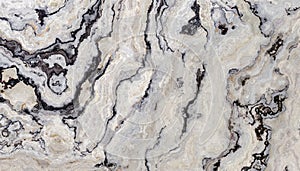 White curly marble