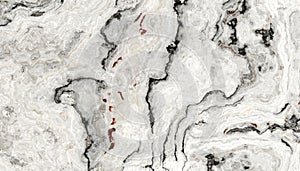 White curly marble texture
