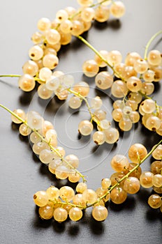 White currant fruits
