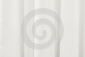 White curtain background. Abstract of drape backdrop