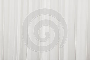 White curtain background. Abstract of drape backdrop