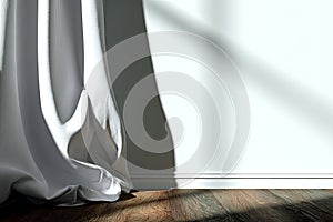 White Curtain Sunlight