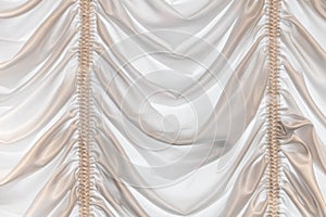 White curtains background