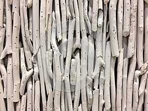 White cutting branches background and textures