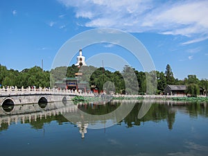 The White Dagoba (Pagoda) in Beihai Park, Beijing