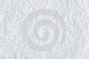 White delicate soft background of plush fabric