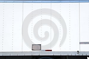 White Delivery Truck With Blank Side