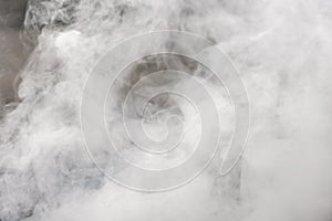 White Dense Smoke Background Texture