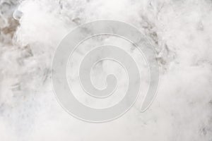 White Dense Smoke Background Texture