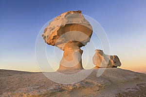 WHITE DESERT IN EGYPT