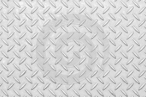 White diamond plate texture and background seamless