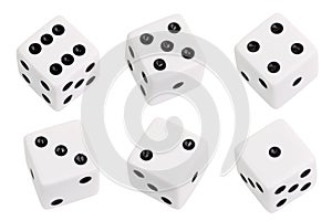 White dice