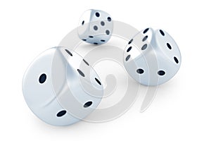 White dices