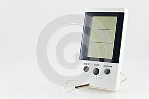 White digital hygrometer