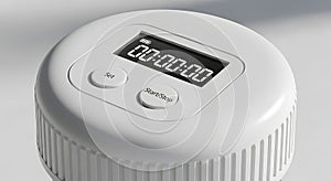 Digital kitchen timer on a white background