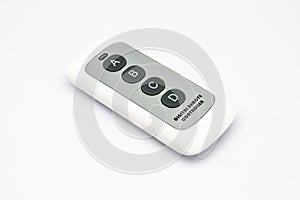 White Digital Remote Controller, Four Buttons