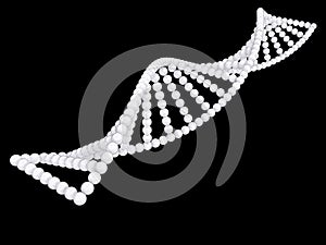 White DNA molecule #1