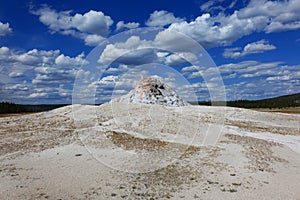 White Dome Geyser - Yellowstone WY