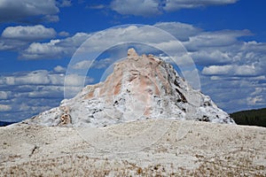 White Dome Geyser - Yellowstone WY