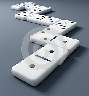 White domino