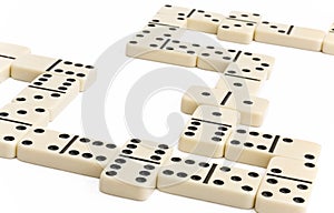 White domino game