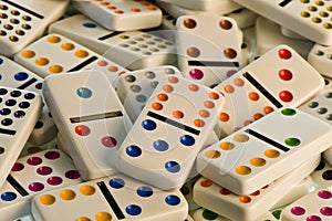 White dominoes photo