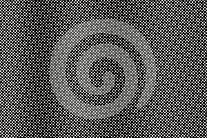 White dot on black halftone vector Frequent dotwork surface for vintage effect. Monochrome halftone overlay