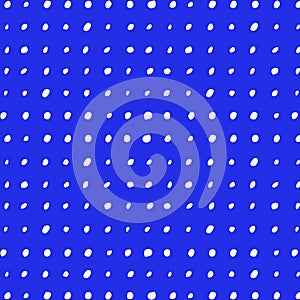 White dots on blue colour background