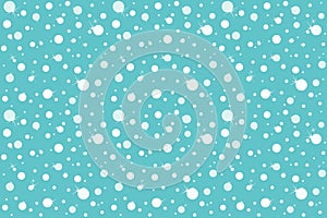 White dots Christmas background. Illustration concept