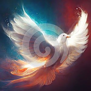 White Dove Holy Spirit photo