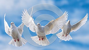 white doves flying freedom