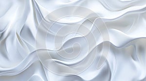 White Draped Fabric Texture Background