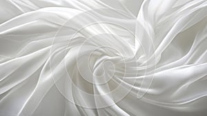 White Draped Fabric Texture Background