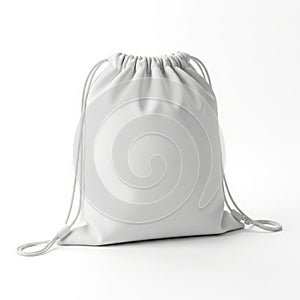 White drawstring bag