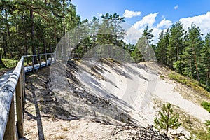 White dune or Balta kapa near Baltic sea in Latvia