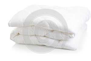 White duvet blanket