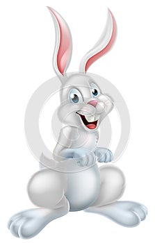 White Easter Bunny Rabbit