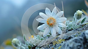 White Edelweiss Blossom: A Pure Beauty in Nature