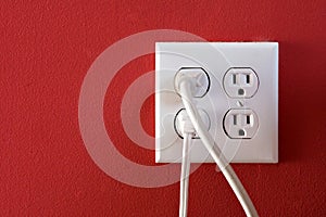 White Electrical Outlets photo