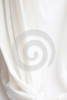 White elegant canvas cloth texture drapery background