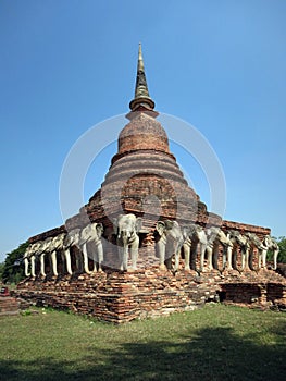 White elephants stupa