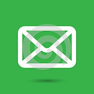 white email button icon