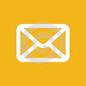 white email button icon