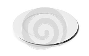 White empty plate