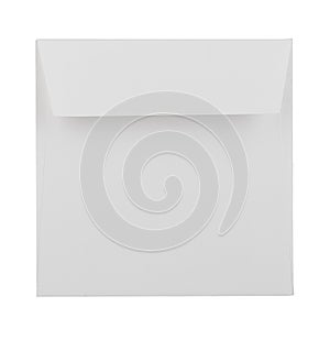 White envelope isolated on white