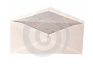 White Envelopes Stacked Business Plain Security Mail Isolated