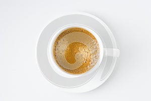 White espresso cup