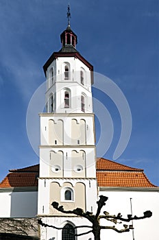 White Evangelical church, Xanten, Germany