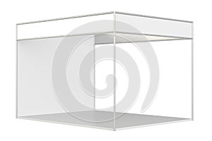 White exhibition stand design